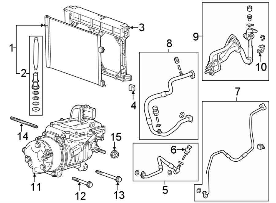 2AIR CONDITIONER & HEATER. COMPRESSOR & LINES. CONDENSER.https://images.simplepart.com/images/parts/motor/fullsize/BP16143.png