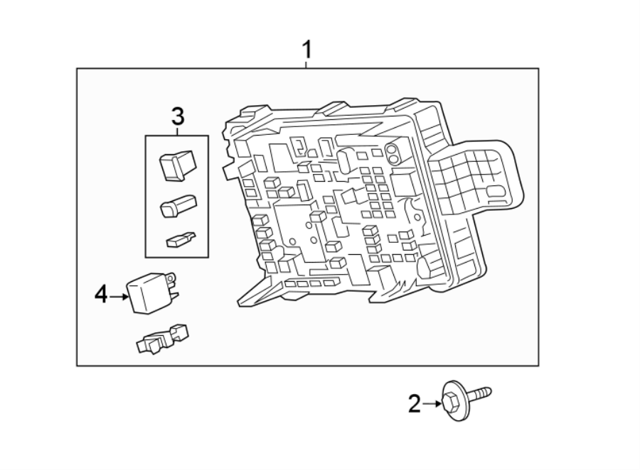 Diagram FUSE & RELAY. for your 2005 Chevrolet Impala   