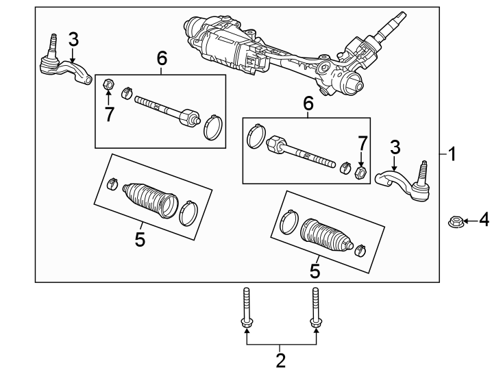 STEERING GEAR & LINKAGE. Diagram