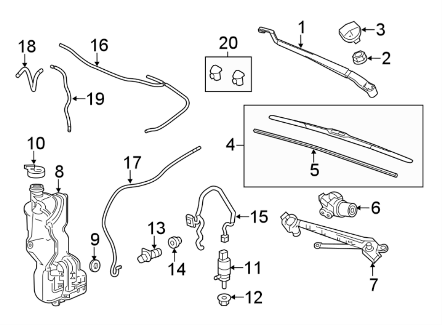 5windshield. WIPER & WASHER COMPONENTS.https://images.simplepart.com/images/parts/motor/fullsize/BP16395.png