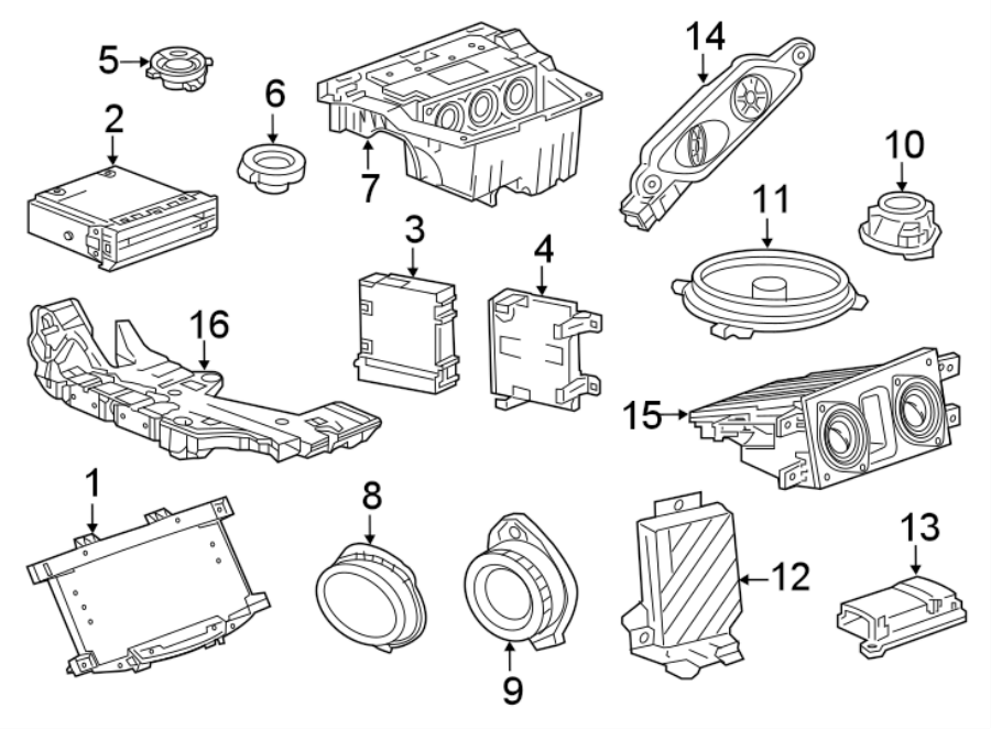 Diagram INSTRUMENT PANEL. SOUND SYSTEM. for your 1984 Buick Century   