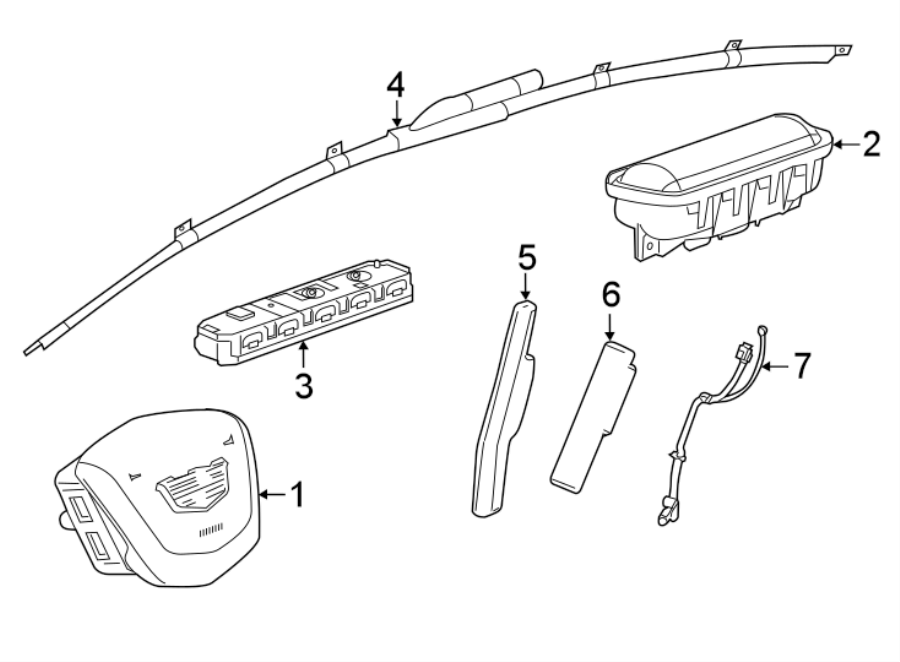 RESTRAINT SYSTEMS. AIR BAG COMPONENTS.