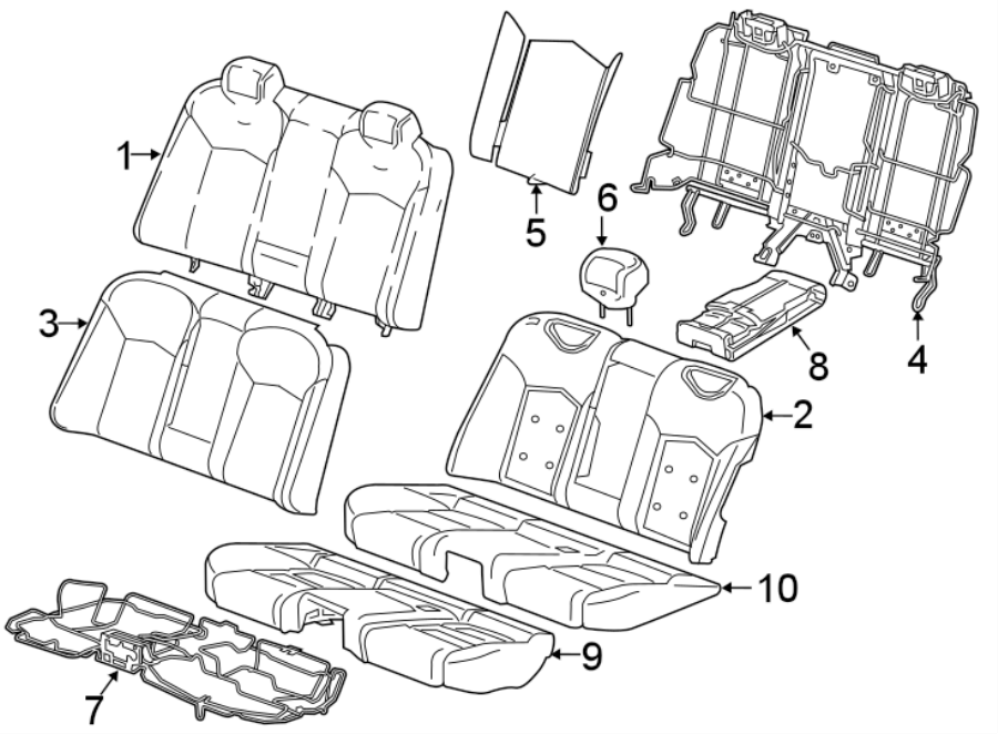 4Seats & tracks. Rear seat components.https://images.simplepart.com/images/parts/motor/fullsize/BP16460.png