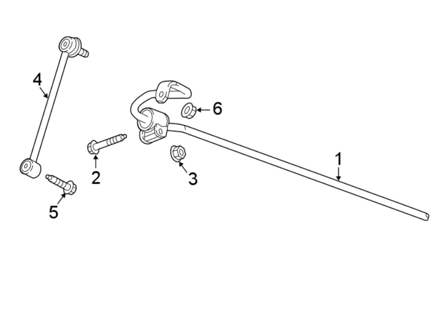 Diagram REAR SUSPENSION. STABILIZER BAR & COMPONENTS. for your 2019 GMC Sierra 2500 HD 6.6L Duramax V8 DIESEL A/T 4WD Denali Crew Cab Pickup Fleetside 