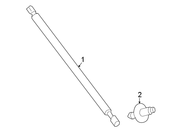 Diagram Lift gate. Lock & hardware. for your 2016 Lincoln MKZ Black Label Sedan 2.0L EcoBoost A/T FWD 