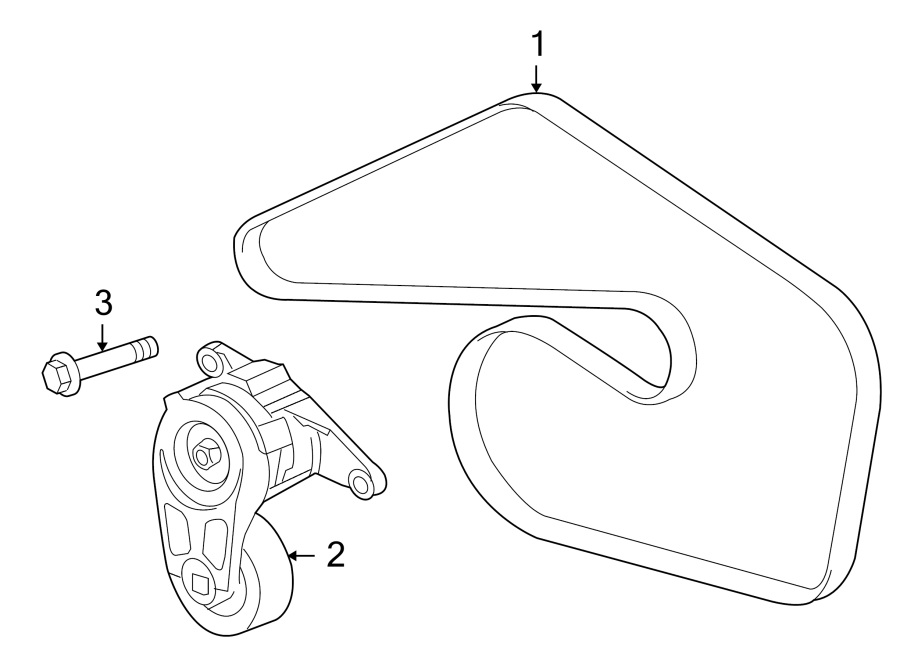 Diagram BELTS & PULLEYS. for your 2012 GMC Sierra 2500 HD 6.6L Duramax V8 DIESEL A/T RWD SLE Crew Cab Pickup Fleetside 