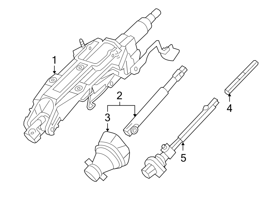 STEERING COLUMN ASSEMBLY.