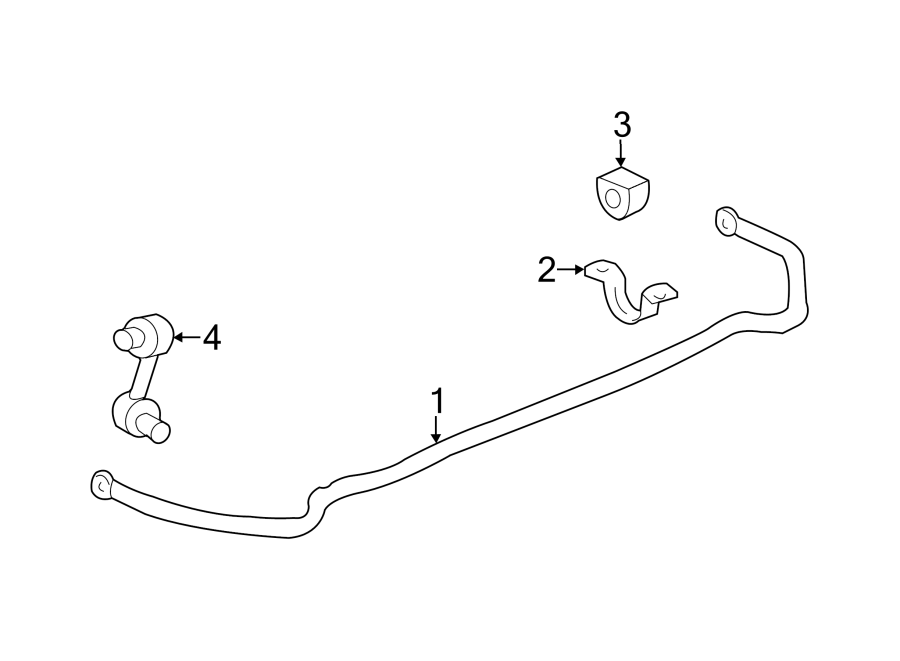 Diagram REAR SUSPENSION. STABILIZER BAR & COMPONENTS. for your 2018 GMC Sierra 2500 HD 6.6L Duramax V8 DIESEL A/T RWD Base Standard Cab Pickup Fleetside 