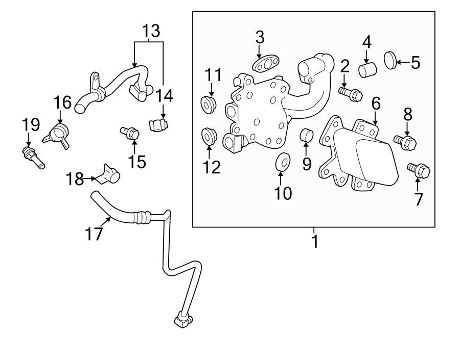 Diagram Engine parts. for your 2011 Chevrolet Equinox   