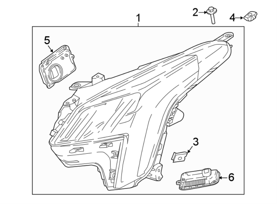 6FRONT LAMPS. HEADLAMP COMPONENTS.https://images.simplepart.com/images/parts/motor/fullsize/BX13016.png