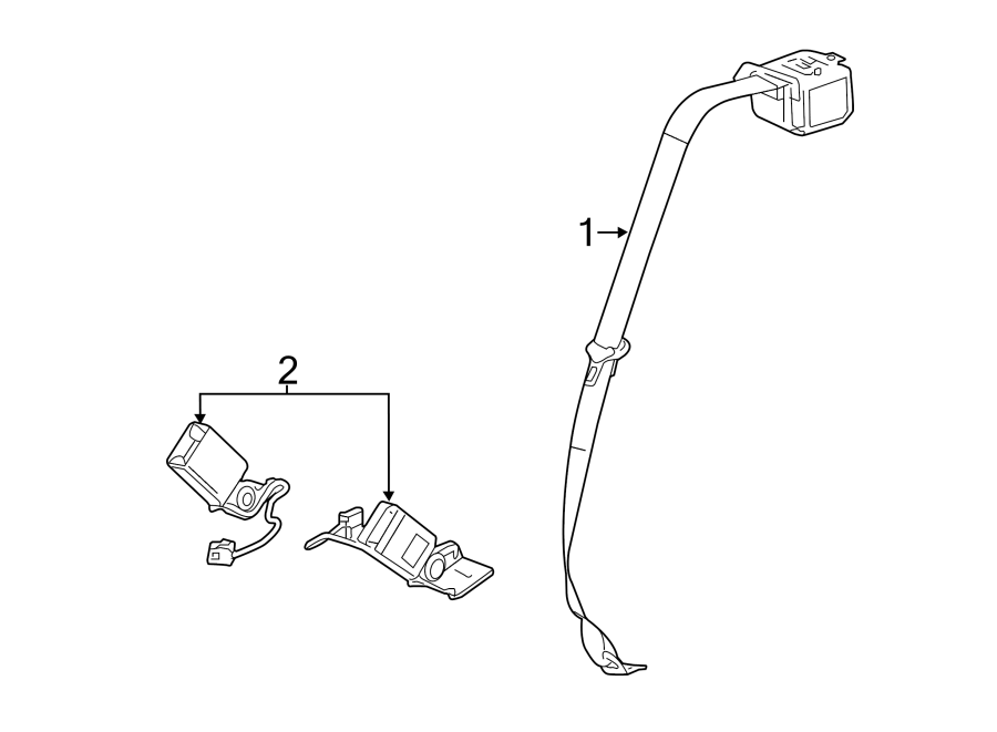 2RESTRAINT SYSTEMS. REAR SEAT BELTS.https://images.simplepart.com/images/parts/motor/fullsize/BZ14425.png