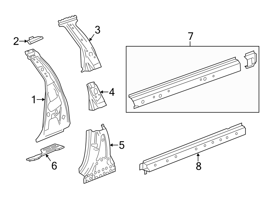 1PILLARS. ROCKER & FLOOR. LOCK PILLAR.https://images.simplepart.com/images/parts/motor/fullsize/BZ14475.png