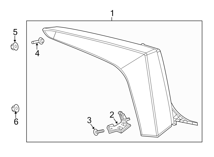 Diagram REAR LAMPS. TAIL LAMPS. for your 2015 Cadillac ATS Performance Sedan  