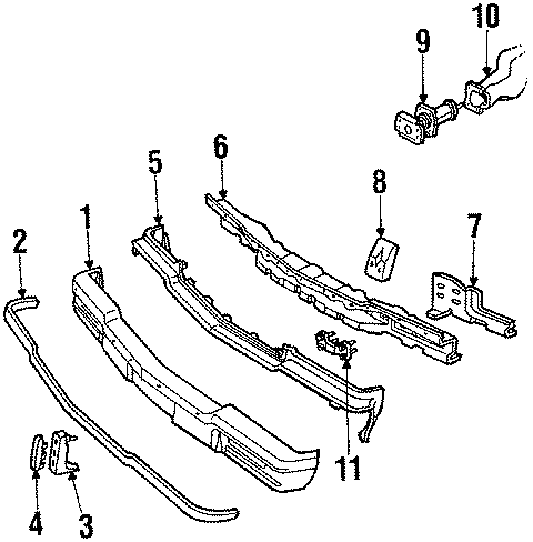 10FRONT BUMPER. BUMPER & COMPONENTS.https://images.simplepart.com/images/parts/motor/fullsize/CA0010.png