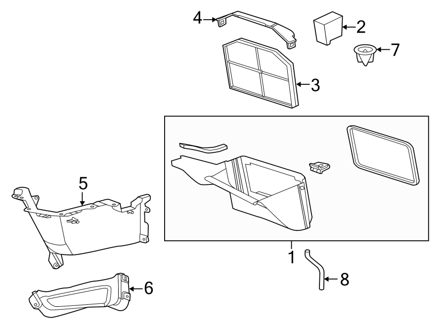 1AIR CONDITIONER & HEATER. AIR INLET.https://images.simplepart.com/images/parts/motor/fullsize/CA11135.png