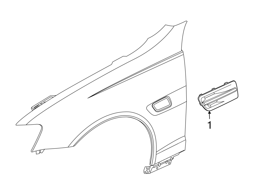 1FENDER. EXTERIOR TRIM.https://images.simplepart.com/images/parts/motor/fullsize/CA11155.png