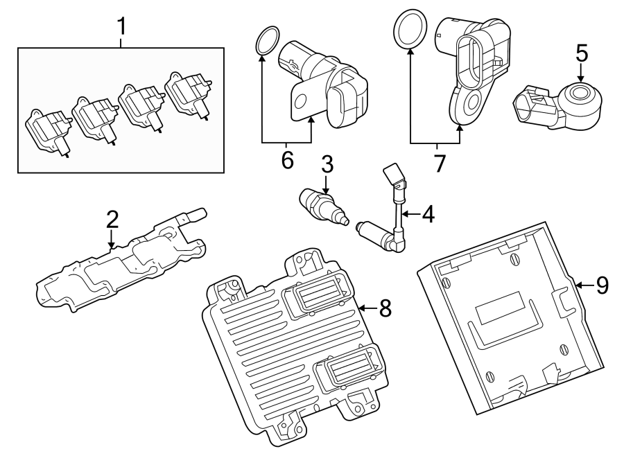 Diagram IGNITION SYSTEM. for your 2011 GMC Sierra 2500 HD 6.0L Vortec V8 A/T 4WD SLE Standard Cab Pickup 