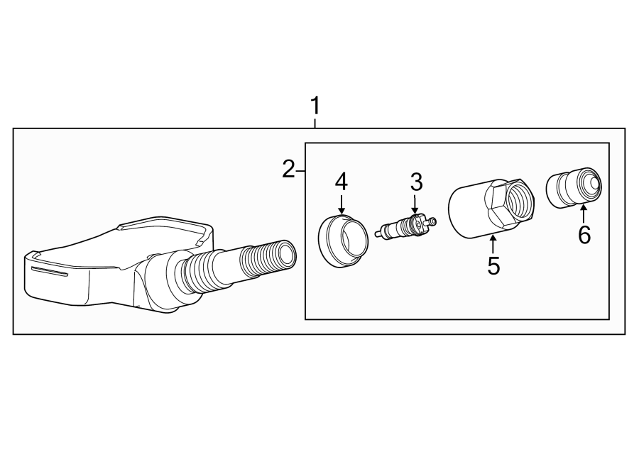 TIRE PRESSURE MONITOR COMPONENTS.