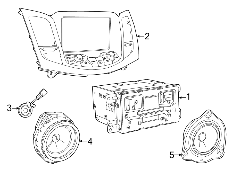 Diagram INSTRUMENT PANEL. SOUND SYSTEM. for your 1984 Buick Century   