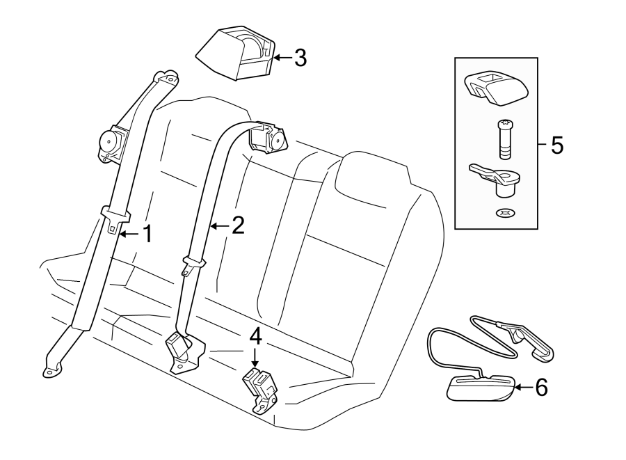 3RESTRAINT SYSTEMS. REAR SEAT BELTS.https://images.simplepart.com/images/parts/motor/fullsize/CA11488.png