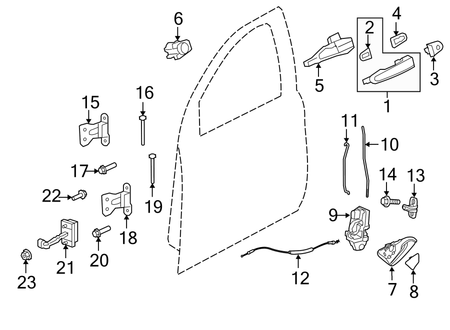 3Front door. Lock & hardware.https://images.simplepart.com/images/parts/motor/fullsize/CA11582.png