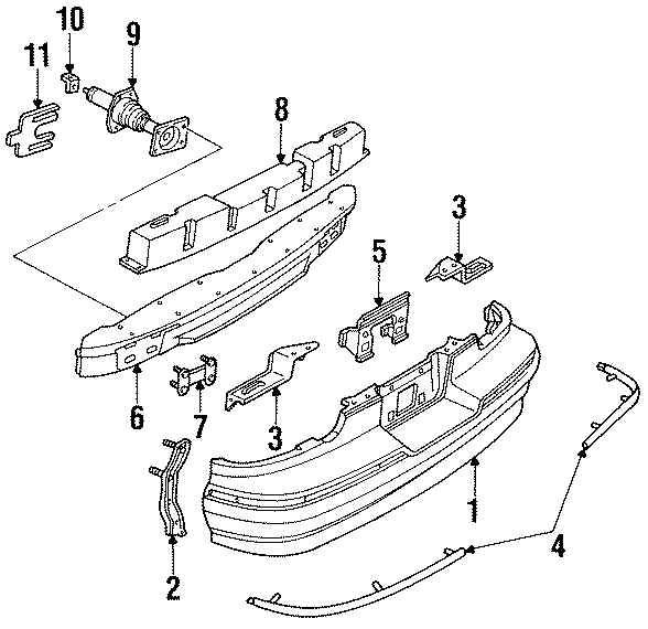 4REAR BUMPER. BUMPER & COMPONENTS.https://images.simplepart.com/images/parts/motor/fullsize/CA91370.png