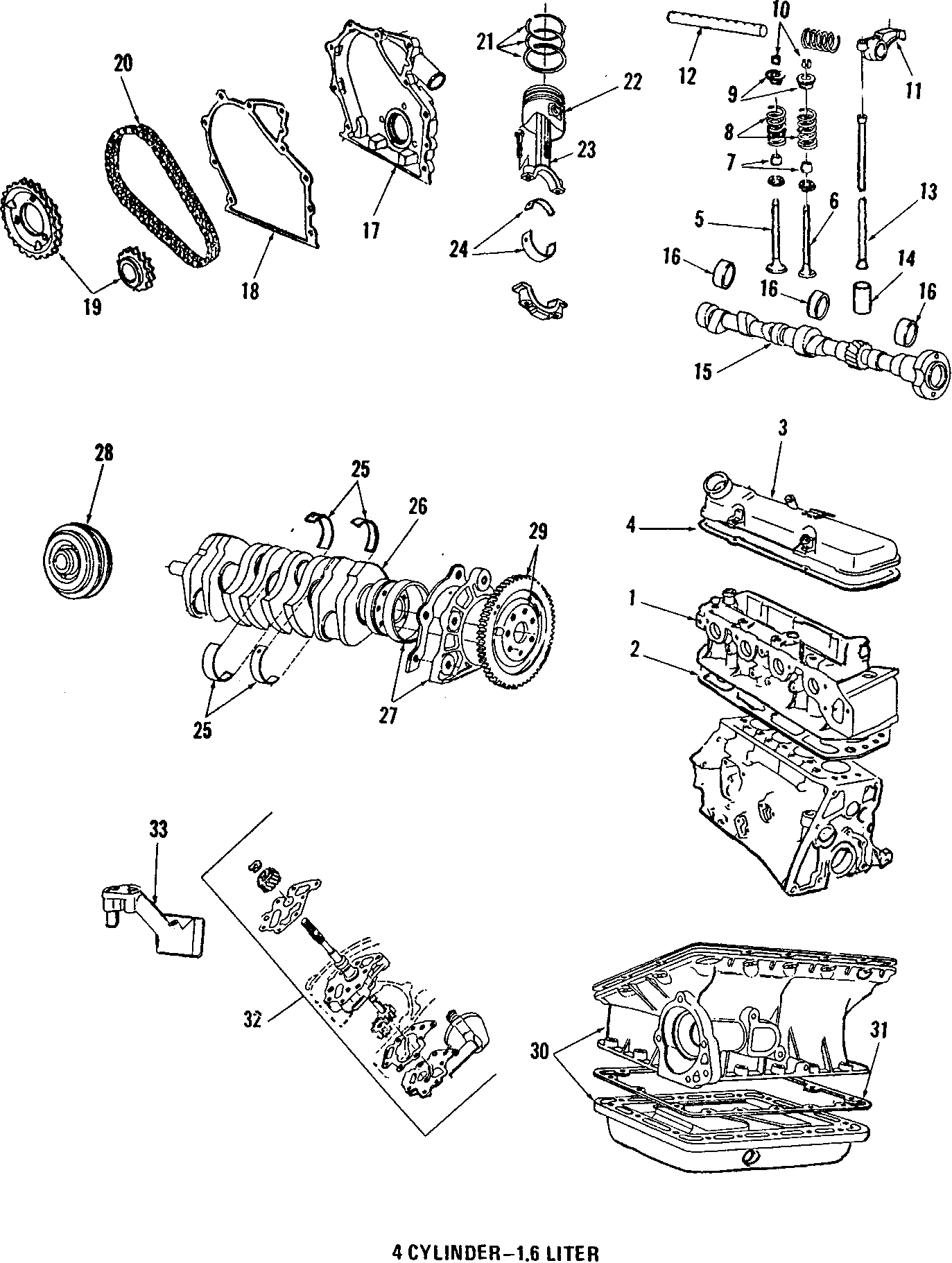 Diagram CAMSHAFT & TIMING. CRANKSHAFT & BEARINGS. CYLINDER HEAD & VALVES. LUBRICATION. MOUNTS. PISTONS. RINGS & BEARINGS. for your 2016 Ram ProMaster 3500   