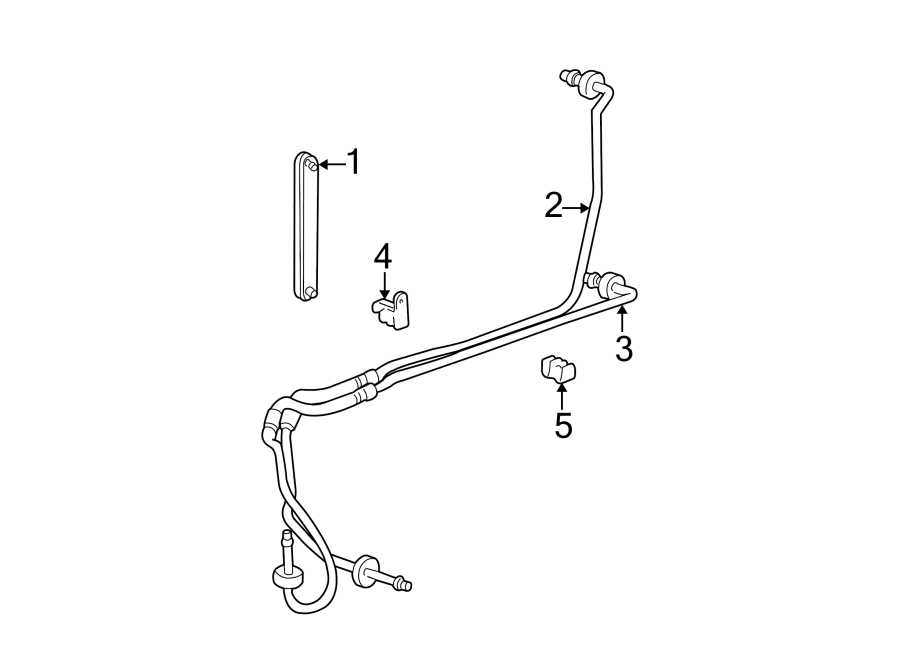 Diagram TRANS OIL COOLER. for your 2021 GMC Sierra 2500 HD 6.6L Duramax V8 DIESEL A/T 4WD SLT Crew Cab Pickup 