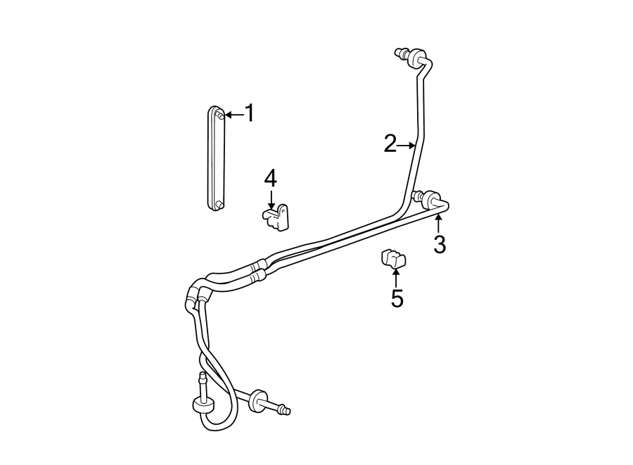 Diagram TRANS OIL COOLER. for your 2021 GMC Sierra 2500 HD 6.6L Duramax V8 DIESEL A/T 4WD SLT Crew Cab Pickup 