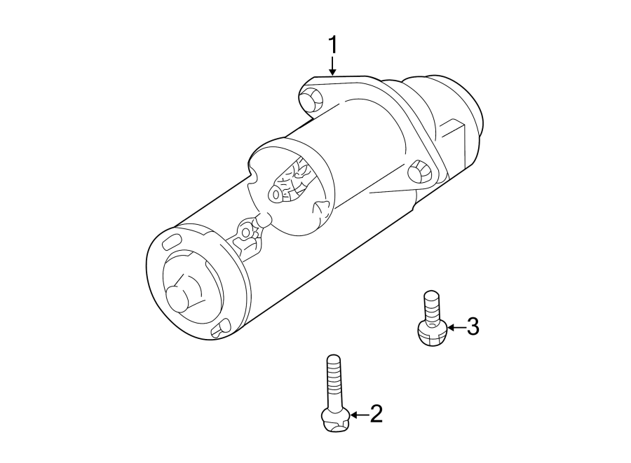 Diagram STARTER. for your 2023 Cadillac XT4   