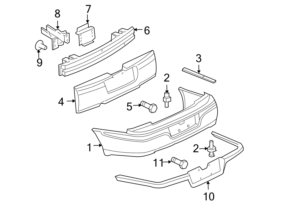 7REAR BUMPER. BUMPER & COMPONENTS.https://images.simplepart.com/images/parts/motor/fullsize/CB00582.png