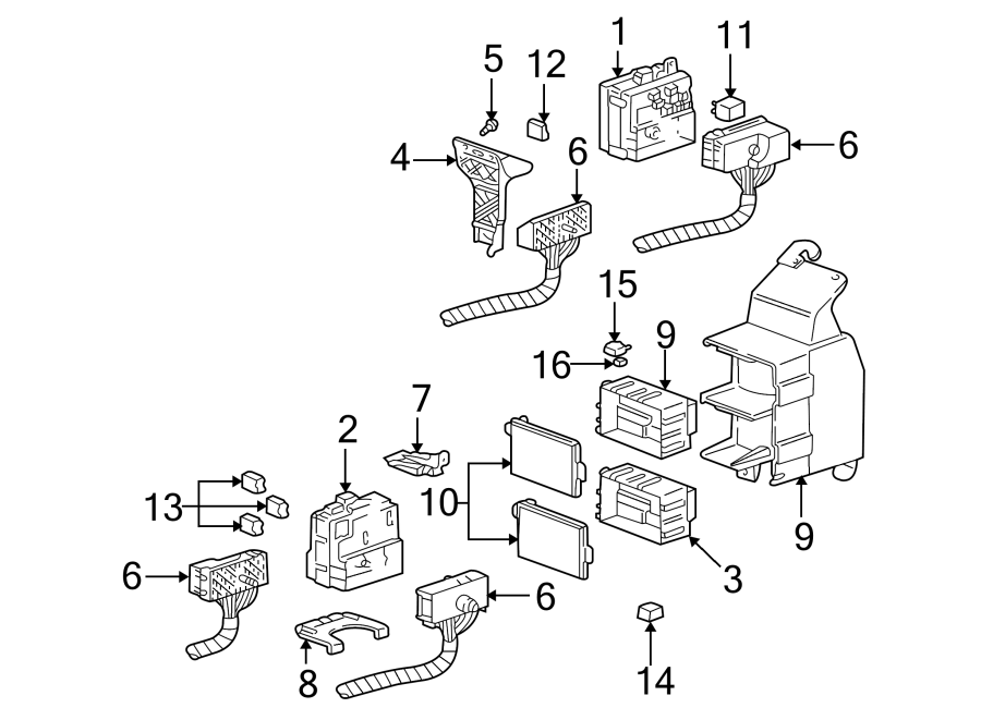 Diagram Fuse & RELAY. for your 2001 Chevrolet Blazer   