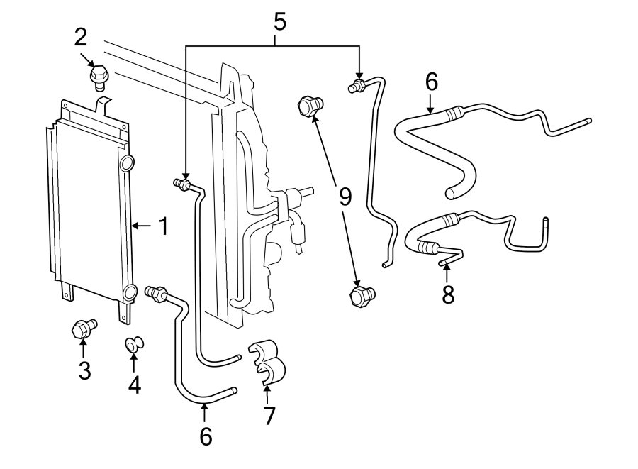 Diagram TRANS oil cooler. for your 2021 Chevrolet Trailblazer   