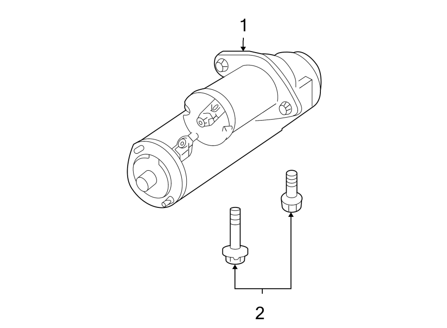 Diagram STARTER. for your 2023 Cadillac XT4   