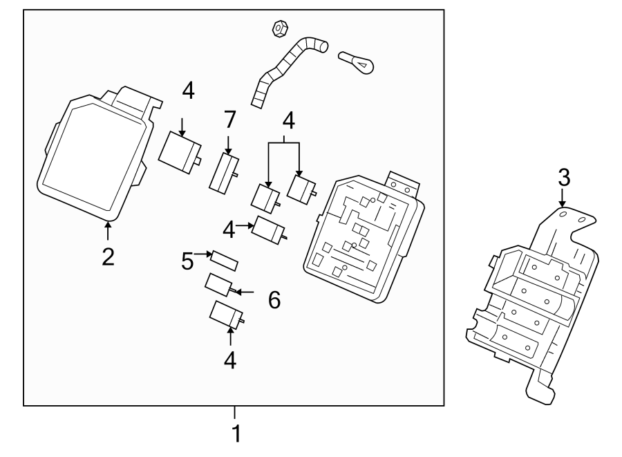 Diagram Fuse & RELAY. for your 2019 Buick Regal TourX Base Wagon  