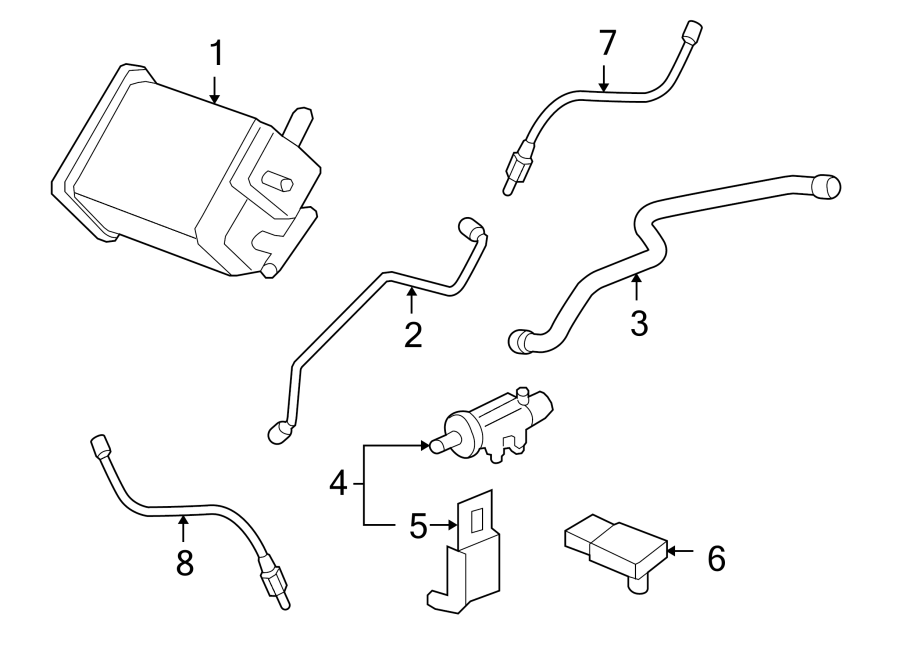 1Emission system. Steering gear & linkage. Emission components.https://images.simplepart.com/images/parts/motor/fullsize/CB06285.png