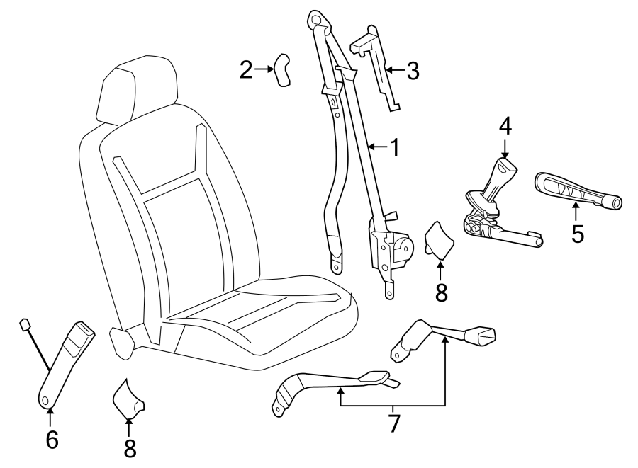 6RESTRAINT SYSTEMS. FRONT SEAT BELTS.https://images.simplepart.com/images/parts/motor/fullsize/CB06763.png