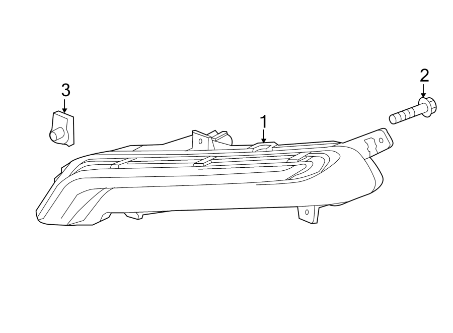 FRONT LAMPS. DAYTIME RUNNING LAMP COMPONENTS.