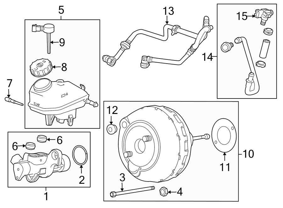 Cowl. Components on dash panel. Diagram