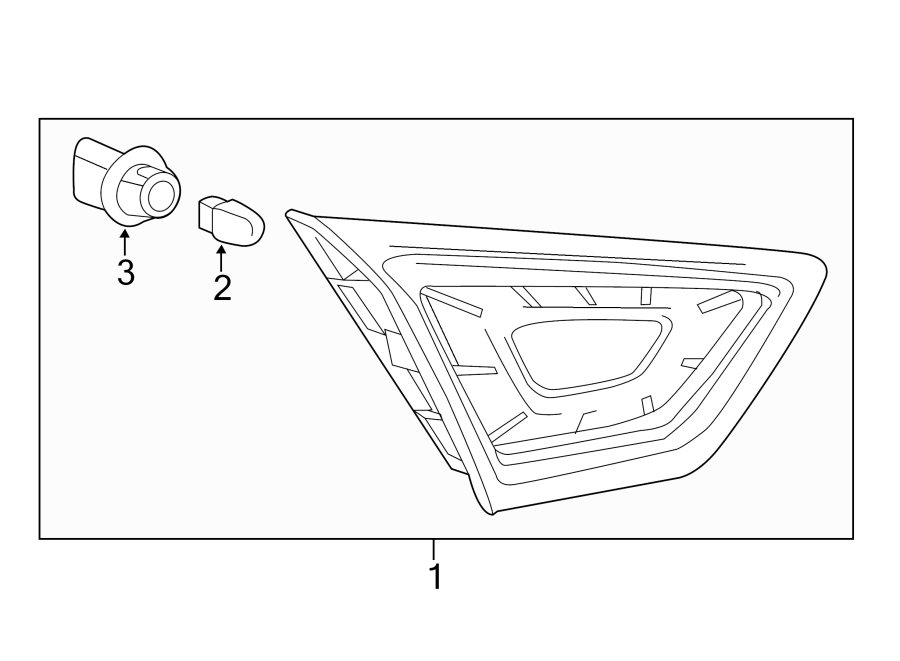 Diagram REAR LAMPS. TAIL LAMPS. for your 2003 GMC Sierra 2500 HD 6.6L Duramax V8 DIESEL A/T RWD SLE Standard Cab Pickup 