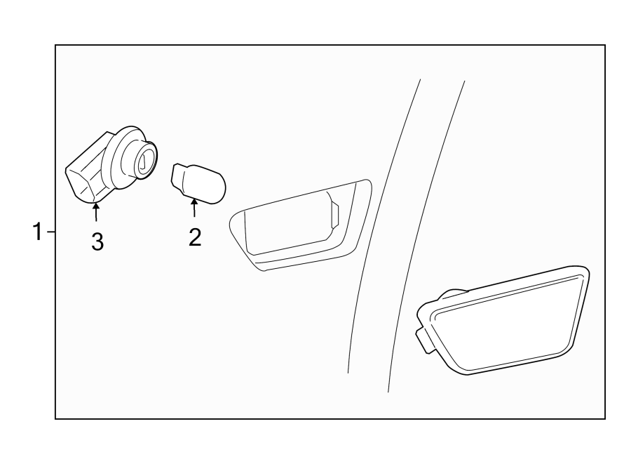 Diagram FRONT LAMPS. SIDE MARKER LAMPS. for your 2007 GMC Sierra 1500 Classic SL Crew Cab Pickup 4.8L Vortec V8 A/T RWD 