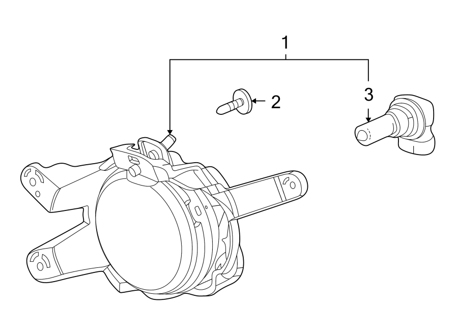 Diagram Front lamps. Fog lamps. for your GMC Sierra 1500 Classic  