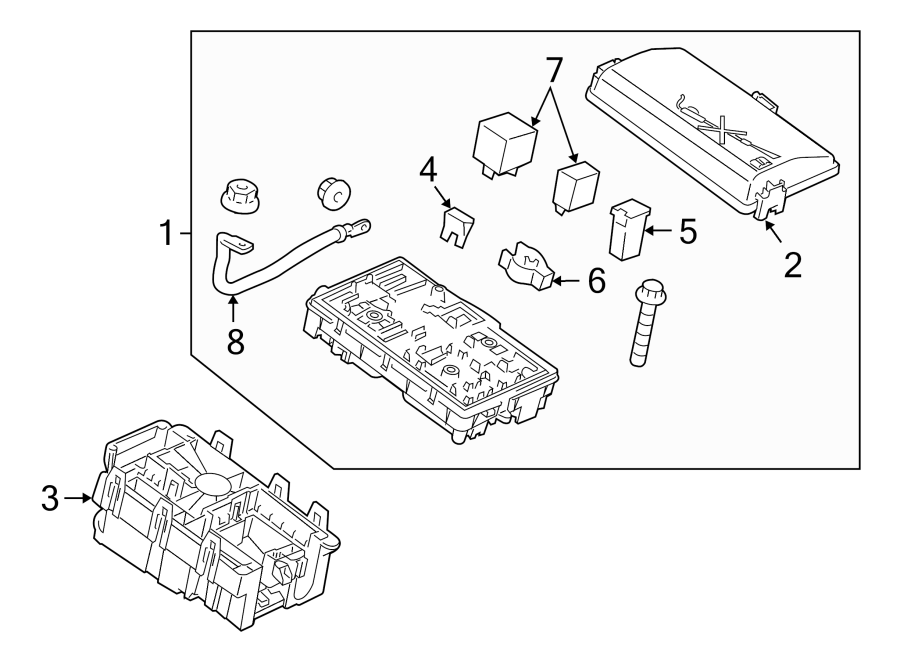 Diagram FUSE & RELAY. for your 2018 Chevrolet Spark 1.4L Ecotec CVT LT Hatchback 