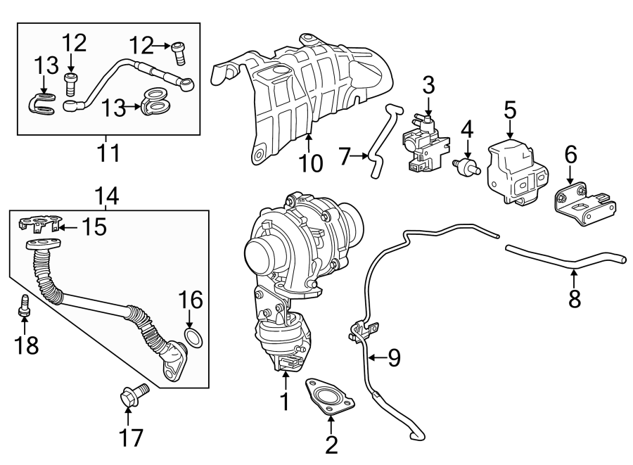 17ENGINE / TRANSAXLE. TURBOCHARGER & COMPONENTS.https://images.simplepart.com/images/parts/motor/fullsize/CC11238.png