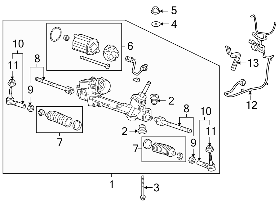 STEERING GEAR & LINKAGE. Diagram