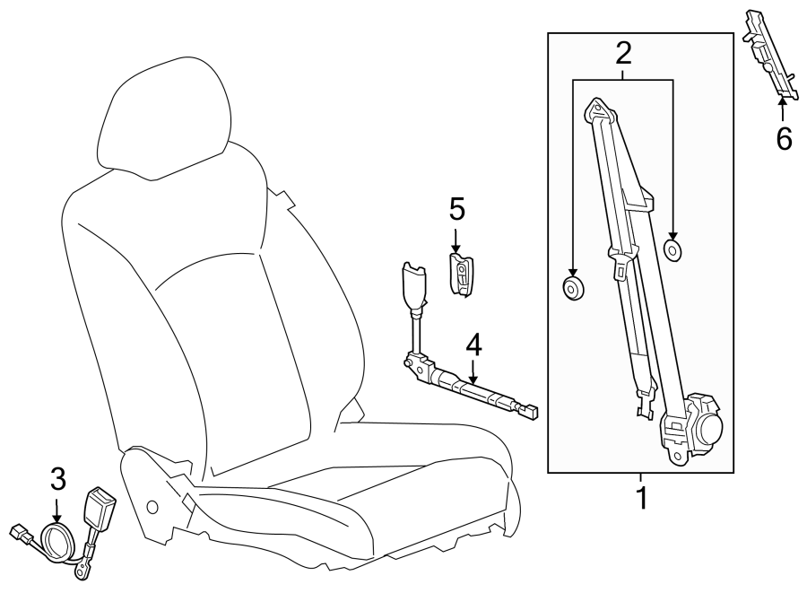 6RESTRAINT SYSTEMS. FRONT SEAT BELTS.https://images.simplepart.com/images/parts/motor/fullsize/CC11395.png