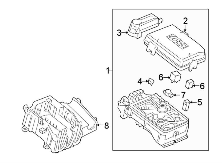 Diagram Fuse & RELAY. for your Buick Regal TourX  