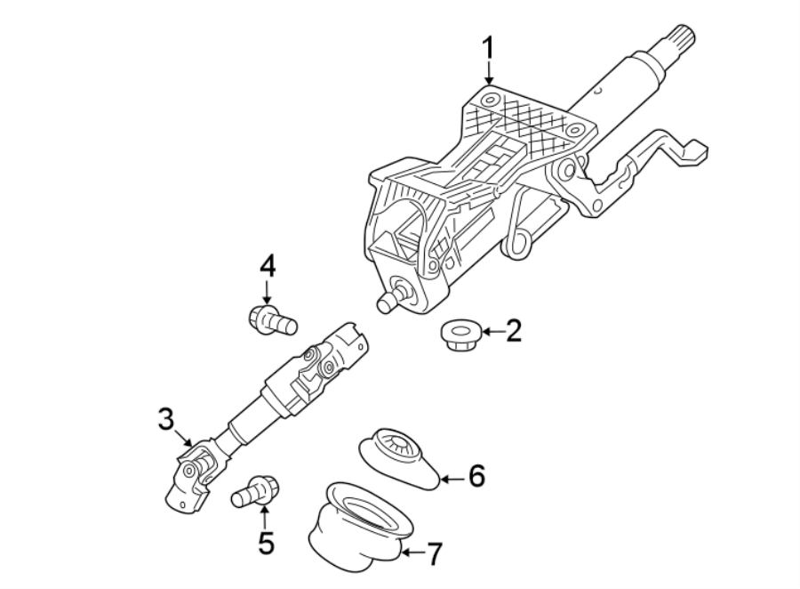 STEERING COLUMN ASSEMBLY.