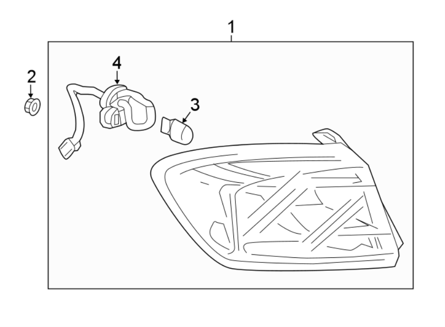 Diagram REAR LAMPS. for your 2018 Chevrolet Camaro   