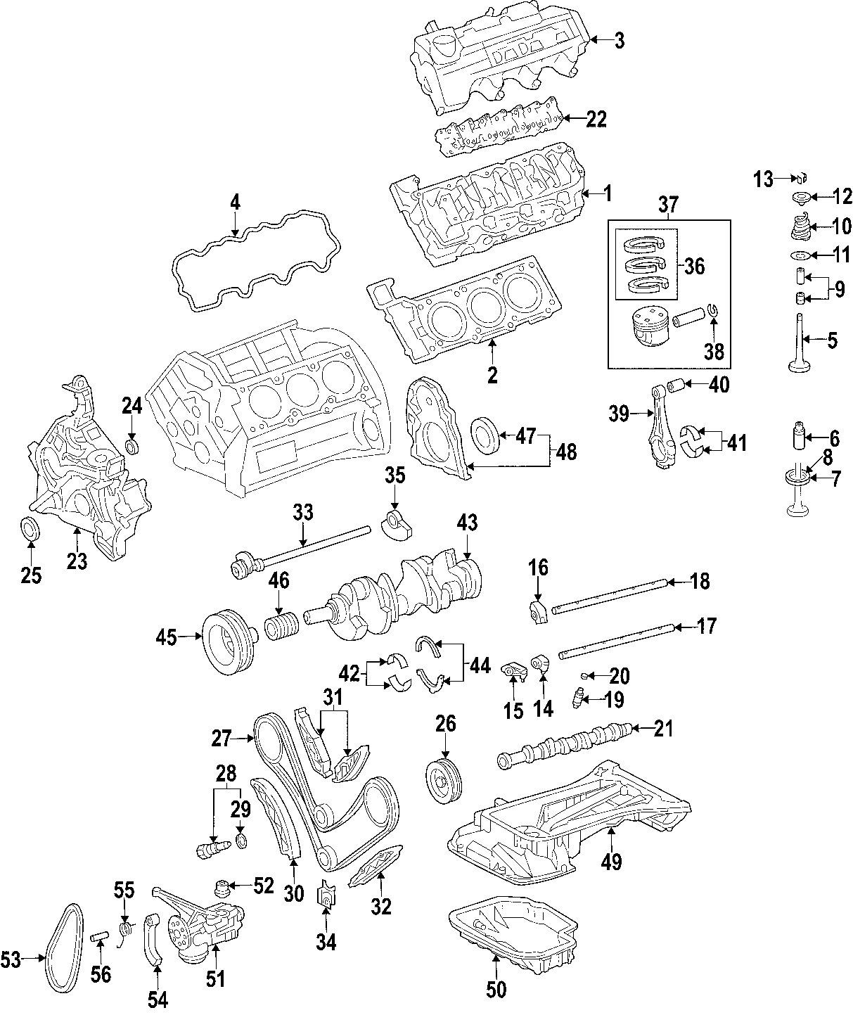 53CAMSHAFT & TIMING. CRANKSHAFT & BEARINGS. CYLINDER HEAD & VALVES. LUBRICATION. MOUNTS. PISTONS. RINGS & BEARINGS.https://images.simplepart.com/images/parts/motor/fullsize/CCP030.png